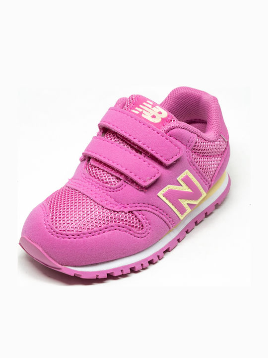 500 Kids Sneakers with Scratch Fuchsia