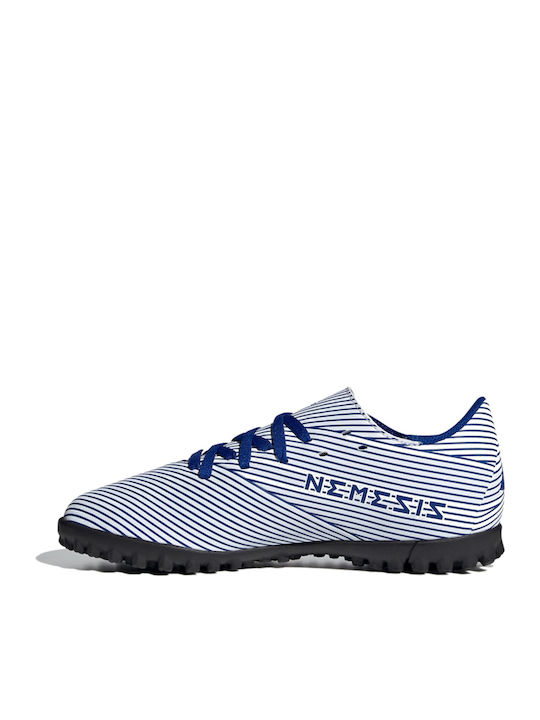Adidas Παιδικά Ποδοσφαιρικά Παπούτσια Nemeziz 19.4 με Σχάρα Λευκά