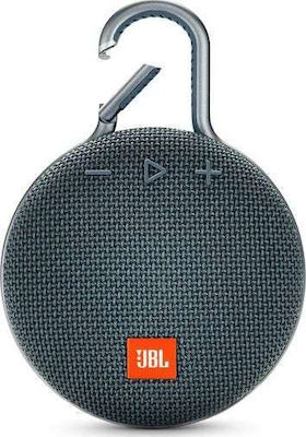 JBL Clip 3 Αδιάβροχο Ηχείο Bluetooth 3W με Διάρκεια Μπαταρίας έως 10 ώρες Ocean Blue