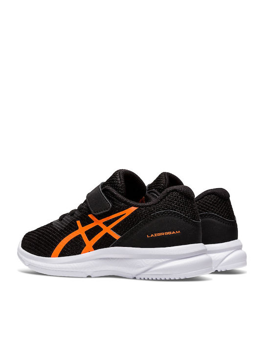 Lazerbeam PS Kids Sports Shoes Running with Hoop & Loop Closure Black