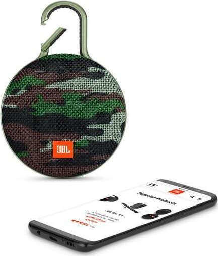 JBL Clip 3 Waterproof Bluetooth Speaker 3W with Battery Life up to 10 Hours Multicolour