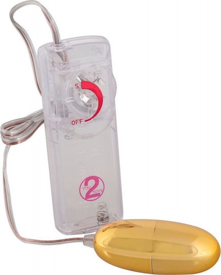 You2Toys Golden Star Multispeed Vibrating Egg Vibrator Egg 6cm Gold