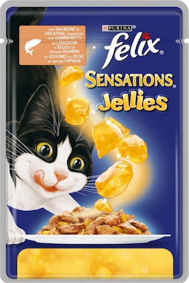 Purina Felix Nasses Katzenfutter für Katze in Beutel mit Huhn 100gr