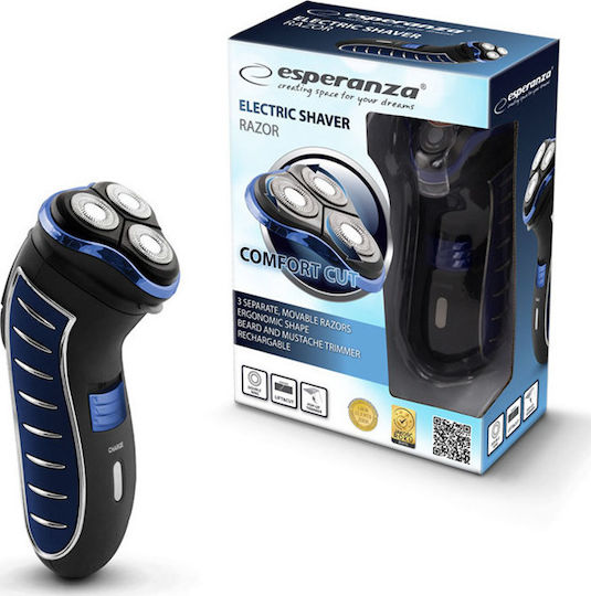 Esperanza EBG002B Rotating Electric Shaver Face Rechargeable