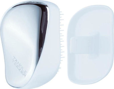 Tangle Teezer Compact Styler Sky Blue Delight Chrome Βούρτσα Μαλλιών για Ξεμπέρδεμα