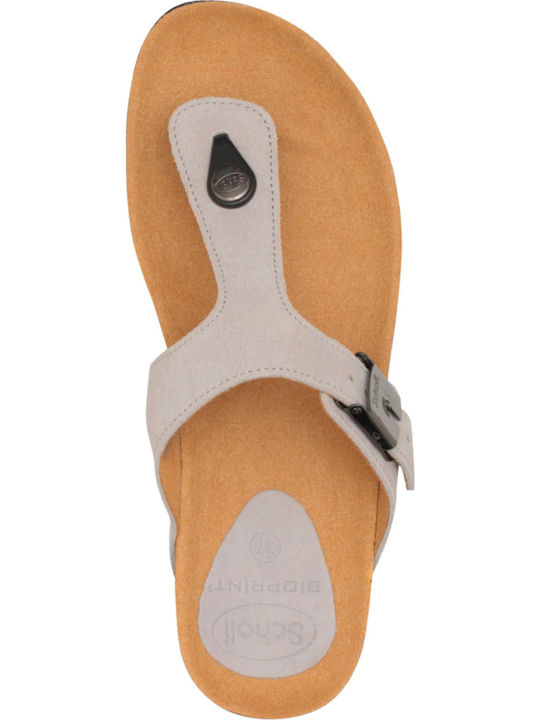 Gandia 2.0 - Bioprint Women's Flat Sandals Anatomic in Gray Color