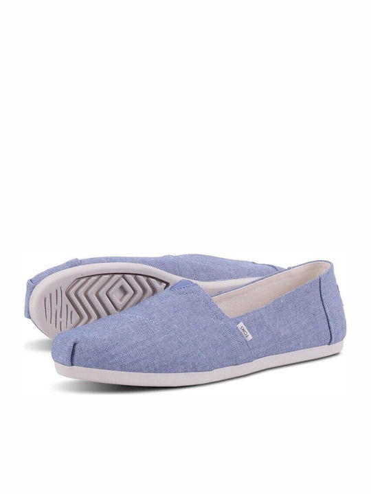 Alpargata Din material textil Espadrile dama în culoarea Albastru deschis