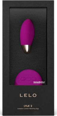 Lelo Lyla 2 Vibrator Ei mit Fernbedienung 8cm Lila