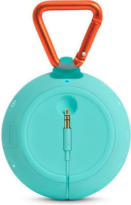 JBL Clip 2 JBLCLIP2TELAM Ηχείο Bluetooth 3W με Διάρκεια Μπαταρίας έως 8 ώρες Τιρκουάζ