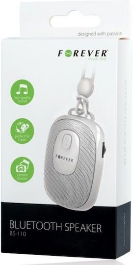 Forever BS-110 Ηχείο Bluetooth 3W με Διάρκεια Μπαταρίας έως 5 ώρες Λευκό