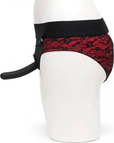 Calexotics Scandal Pegging Panty Set Lenjerie intimă cu Dildo 13cm în Culoare Roșu