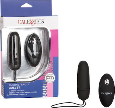 Calexotics Silicone Remote Bullet Vibrator Bullet with Remote Control 9cm Black