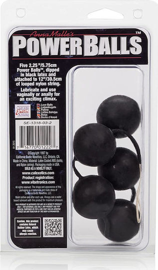 Calexotics Power Balls Κολπικές Μπάλες Μαύρες