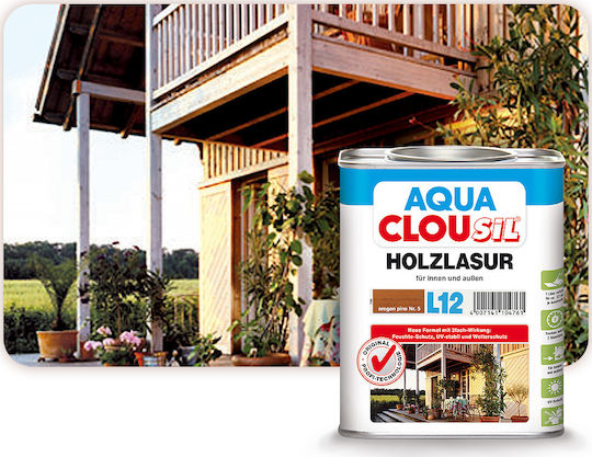 Clou Clousil Aqua Βερνίκι Εμποτισμού Νερού 0 Άχρωμο Σατινέ 750ml