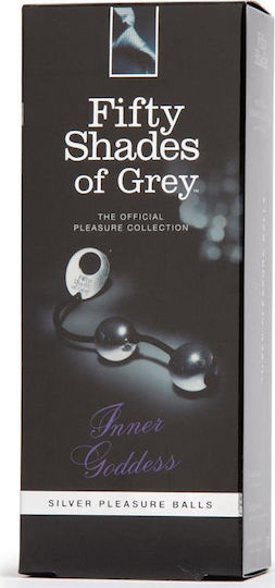 Fifty Shades of Grey Inner Goddess Pleasure Balls Κολπικές Μπάλες Ασημί