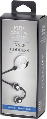 Fifty Shades of Grey Inner Goddess Mini Silver Pleasure Balls Silver