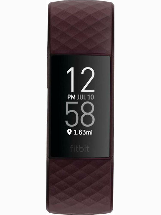 Fitbit Charge 4 Activity Tracker Waterproof with Heart Rate Monitor Rosewood