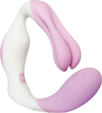 Adrien Lastic O Venus Mini Διπλός Δονητής 10cm Λευκός