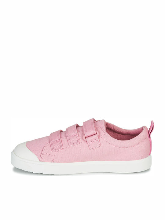 Clarks Kinder-Sneaker City Vibe Anatomisch mit Klettverschluss Rosa