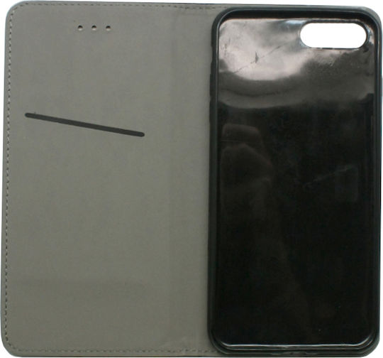 MyMobi Smart Magnet Book Δερματίνης 2mm Μαύρο (iPhone 8 Plus / 7 Plus)