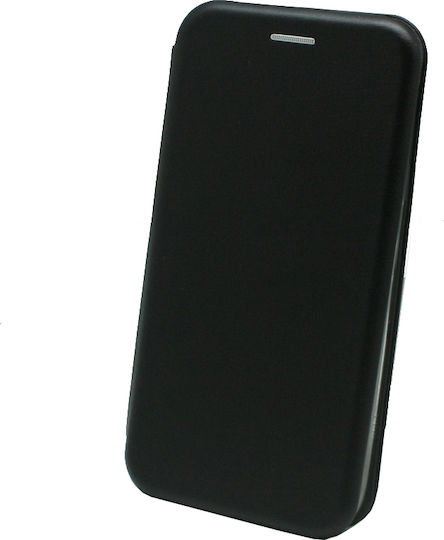 Forcell Book Δερματίνης Μαύρο (Galaxy J4+)