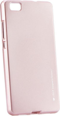 Mercury iJelly Back Cover Silicone Rose Gold (Huawei Y5 2018)