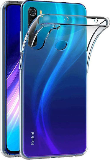 Hurtel Back Cover Σιλικόνης 0.5mm Διάφανο (Redmi Note 8T)