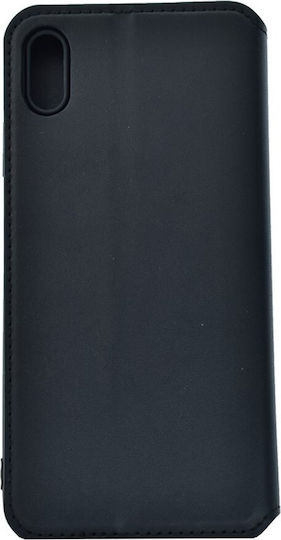 Powertech Book Δερματίνης Μαύρο (iPhone XS Max)