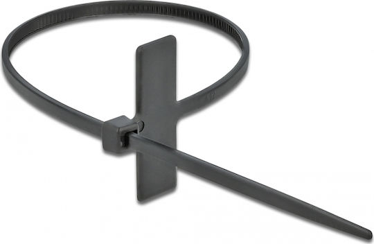 DeLock Cable Ties Plastic 100mm x 2.5mm in Black Colour (10 pcs)