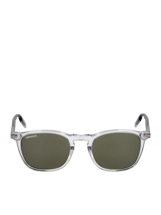 Serengeti Delio Sunglasses with Transparent Plastic Frame 8948