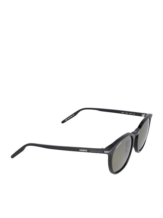Serengeti Arlie Men's Sunglasses with Black Plastic Frame and Black Lens 8935