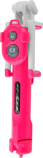 Lamtech Tripod Selfie Stick Bluetooth Pink Lam020373