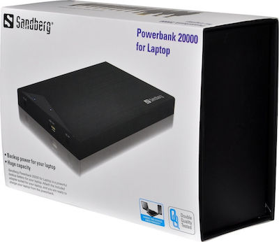 Sandberg PowerBank 20000mAh Universal Φορτιστής Laptop 85W 19V 2A