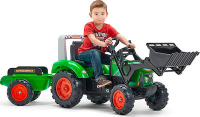 Παιδικός Εκσκαφέας Supercharger Ποδοκίνητος με Καρότσα & Πετάλι Πράσινος