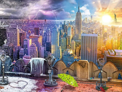 Puzzle New York Winter & Summer 2D 1500 Κομμάτια