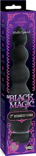 Doc Johnson Black Magic Πρωκτικός Δονητής Μαύρος 18.5cm