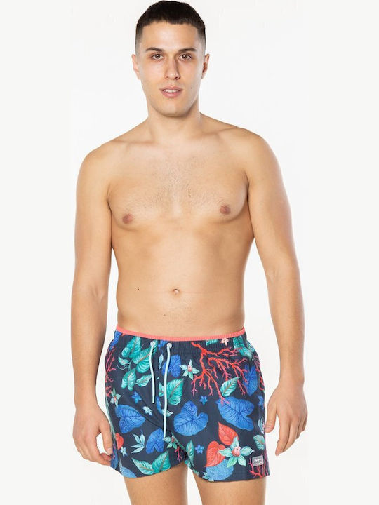 Dubar Men's Swimwear Shorts Indigo Floral