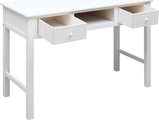 Birou din lemn masiv Alb 110x45x76buc