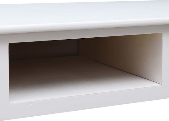 Birou din lemn masiv Alb 110x45x76buc