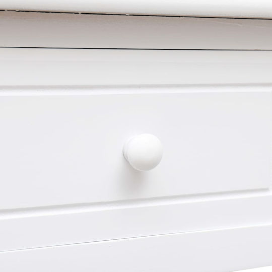 Birou din lemn masiv Alb 110x45x76buc
