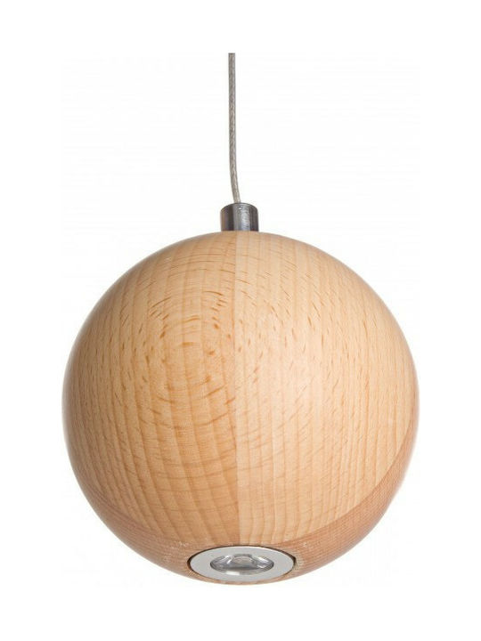 Bizzotto Basiglio Pendant Light LED Brown