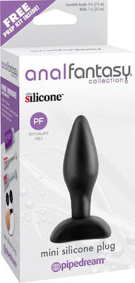 Pipedream Anal Fantasy Collection Mini Silicone Plug Dop Anal Mici Black 8.9cm PD4601-23