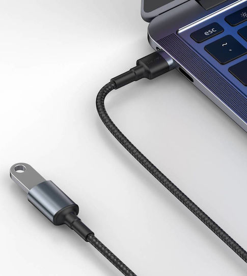 Baseus USB 3.0 Kabel USB-A-Stecker - USB-A-Buchse Schwarz 1m CADKLF-B0G
