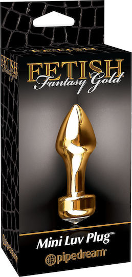 Pipedream Fetish Fantasy Mini Luv Plug Анална тапа Small Златиста 3.25см