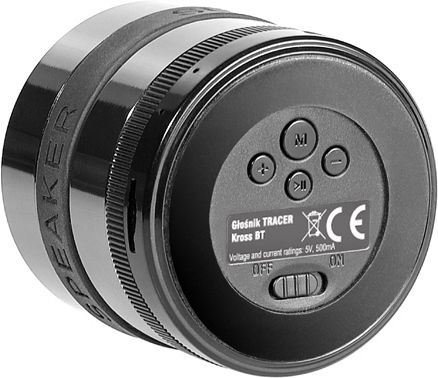 Tracer Kross Boxă Bluetooth 3W cu Durată de Baterie până la 7 ore Argintiu