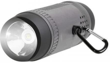 Tracer Traveltube Ηχείο Bluetooth 3W με Ραδιόφωνο και Διάρκεια Μπαταρίας έως 8 ώρες Γκρι