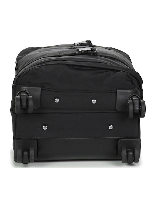 Kipling Spontaneous Medium Fabric Black Suitcase with 4 Wheels Height 66cm