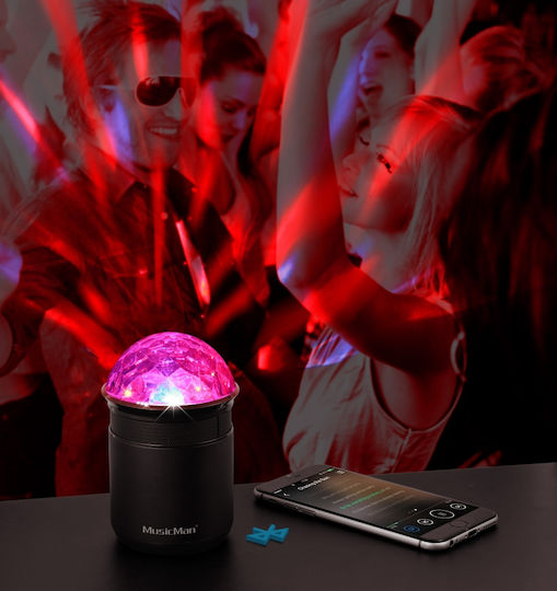 Technaxx MusicMan Disco BT-X17 Ηχείο Bluetooth 4W με Ραδιόφωνο και Διάρκεια Μπαταρίας έως 3 ώρες Μαύρο
