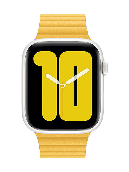 Apple Meyer Lemon Leather Loop Medium Strap Leather Yellow (Apple Watch 42/44/45mm) MXAD2ZM/A