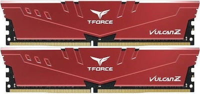 TeamGroup Vulcan Z 16GB DDR4 RAM cu 2 module (2x8GB) și Viteză 3200 pentru Desktop